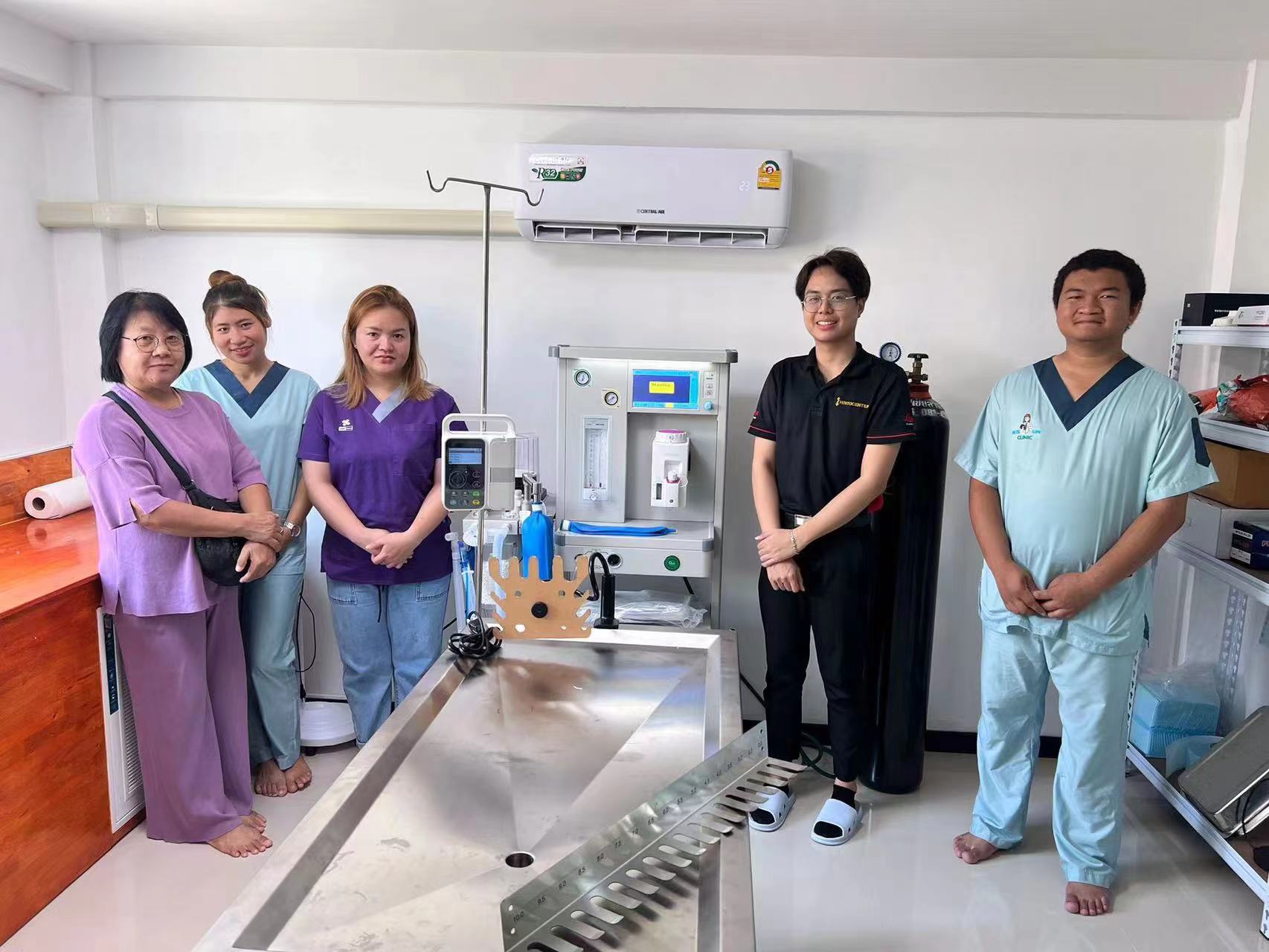 VetMED Anesthesia Work Station Installation in Thailand